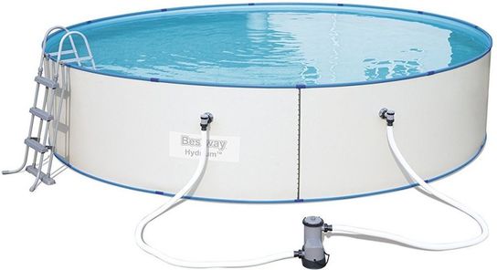 Hydrium Splasher Steel Wall Pool Set - 56607 - 16ft x 42in by Bestway