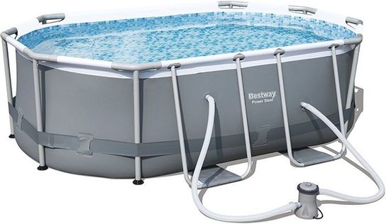 Power Steel Pool - 56617 - 9ft 10in x 6ft 7in x 33in by Bestway