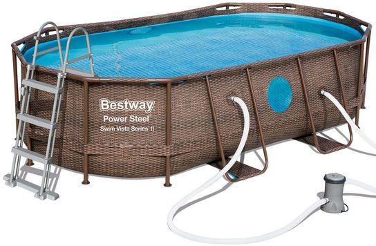 Bestway Power Steel Swim Vista Series 14ft x 8ft 2in x 39.5in