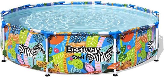 Steel Pro Animal Look Metal Frame Round Pool 10ft x 26in (No Pump)- 56985