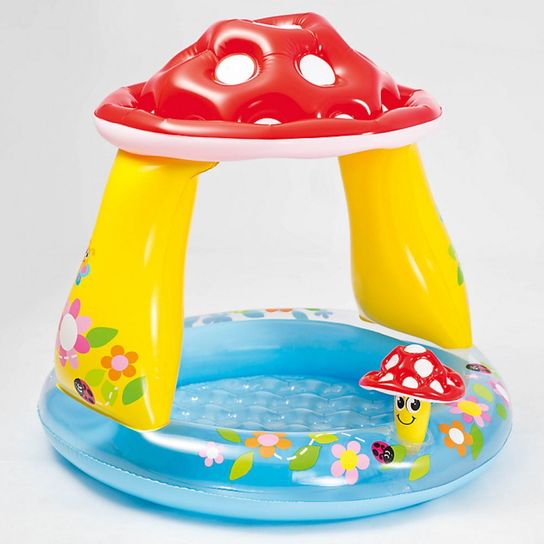 Mushroom Baby Paddling Pool - 57114 by Intex