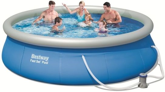 Fast Set Round Inflatable Pool Package - 57321 - 13ft x 33in by Bestway