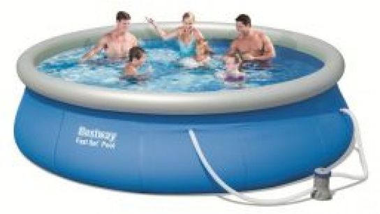 Bestway Fast Set Round Inflatable Pool Package 13ft x 33" - 57321