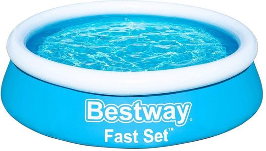 Bestway Fast Set Round Inflatable Pool 6ft x 20" No Pump - 57392