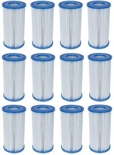 58012 Type III Cartridge Filter- Pack Of 12 by Bestway