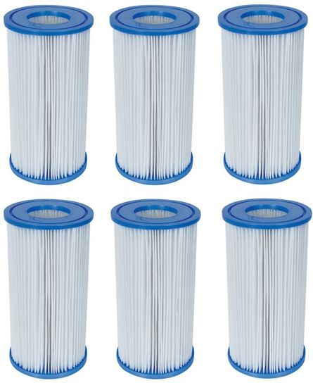 58012 Type III Cartridge Filter- Pack Of 6 by Bestway