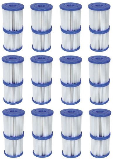 58093 Type I Cartridge Filter- 12 Pairs by Bestway