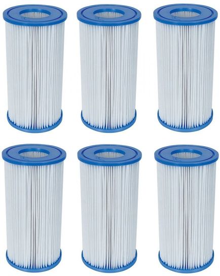 58095 Type IV Cartridge Filter- Pack Of 6 by Bestway