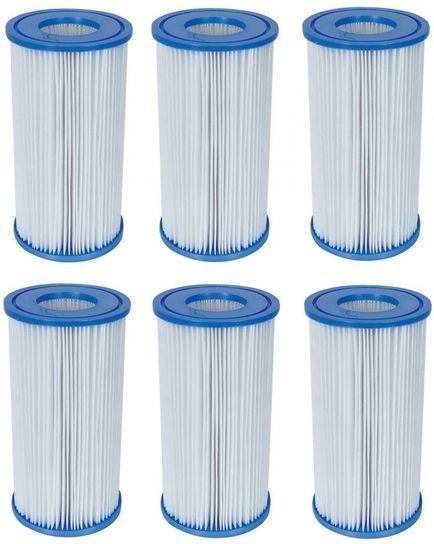 58095 Type IV Cartridge Filter- Pack Of 6 by Bestway