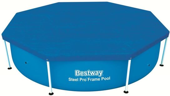 8ft Steel Pro Frame Winter Debris Pool Cover by Bestway