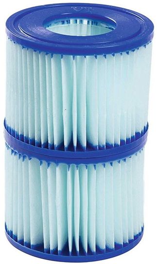 Bestway Lay-Z-Spa Antimicrobial Replacement Filter Cartridge Twin Pack Size VI - 58477 (4 Pairs)