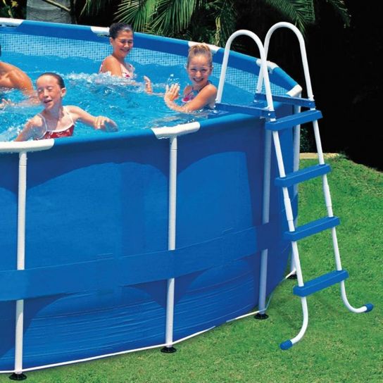 48" Coated Steel Frame Pool Ladder by Intex