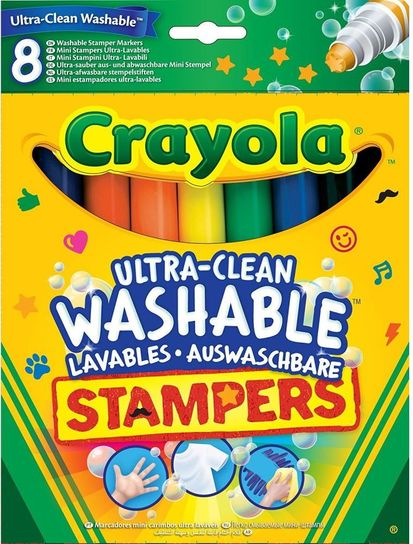 8-Ultra Clean Washable Marker Stampers by Crayola