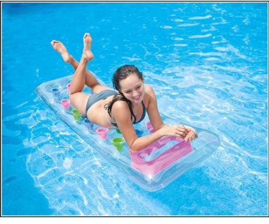 18 Pocket Suntanner Lounger- Pink