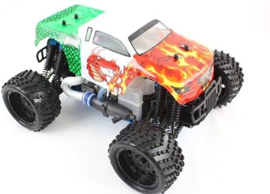 Radio Controlled 1:16 Nitro Licenced 6116 Monster Truck - Red Dragon