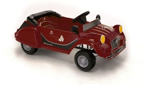CHARLESTON 2CV Red Metallic Pedal Car