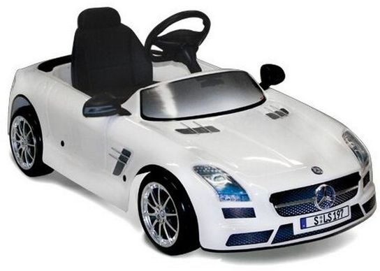 MERCEDES SLS AMG White Electric 6V