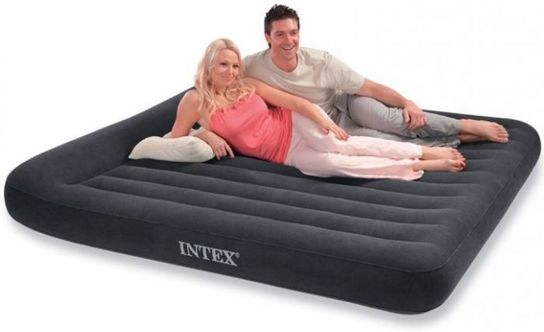 King Size Pillow Rest Classic Air Bed 80" x 72" by Intex