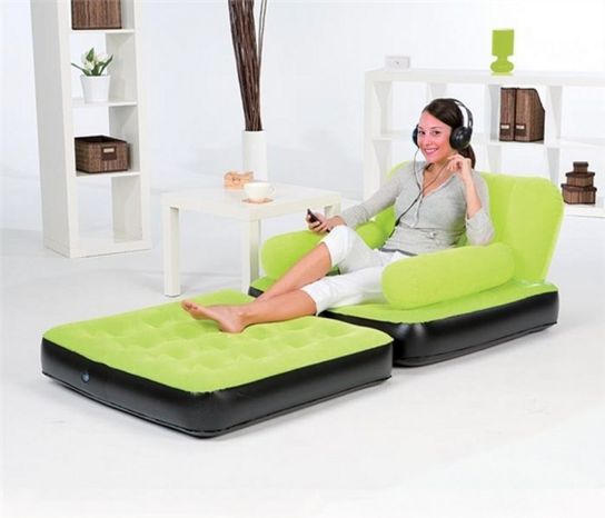 Single Multi-Functional Couch- Green by Bestway