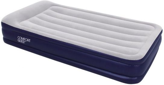 Single Restaira Premium Air Bed With Built-In Pump 80" x 40" by Bestway