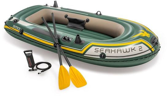 Seahawk 2 Boat Set Wiith Oars And Pump - 68347   by Intex