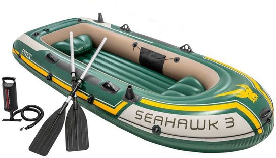 Seahawk 3 Boat Set Wiith Oars And Pump - 68380  by Intex