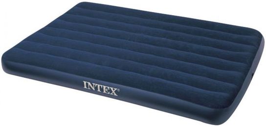 Full Size Easy Inflate Classic Downy Air Bed 75" x 54" by Intex