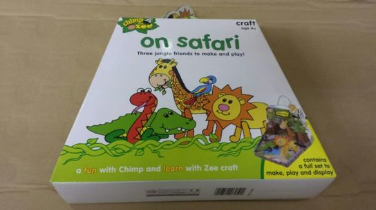 Chimp and Zee Craft On Safari  - Damaged Box