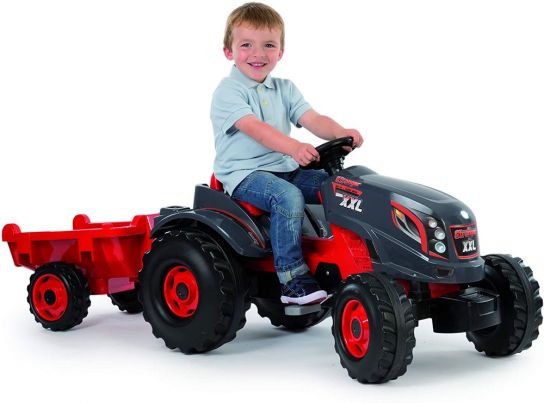 Smoby Stronger XXL Tractor with Trailer