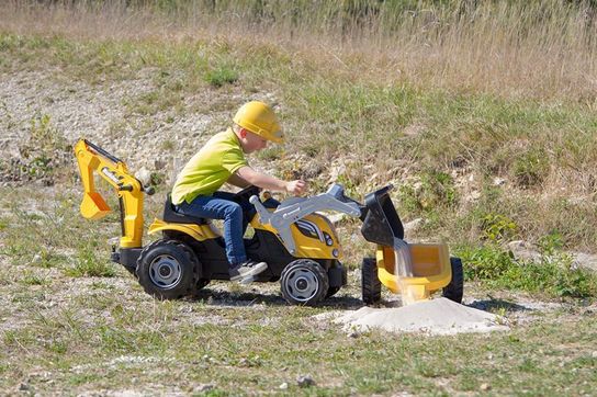 Smoby Builder Max Tractor with Trailer