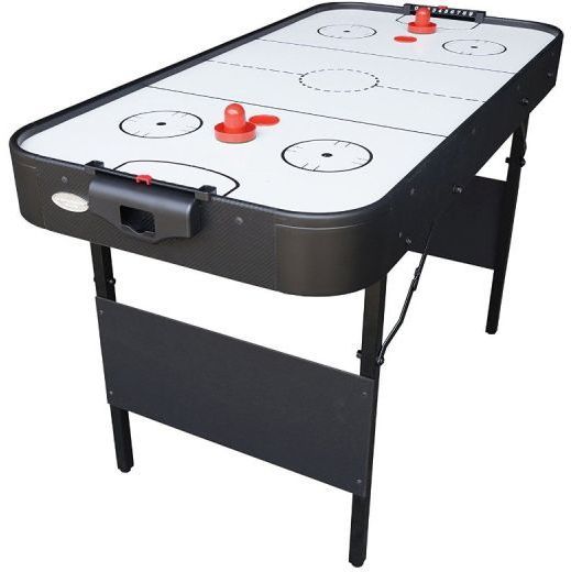 4ft Shark White Folding Air Hockey Table