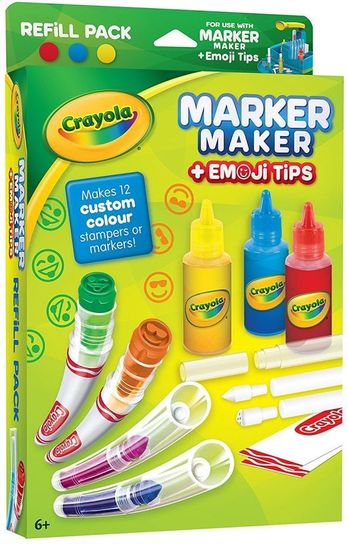 Marker Maker With Emoji Tips Refill Pack by Crayola