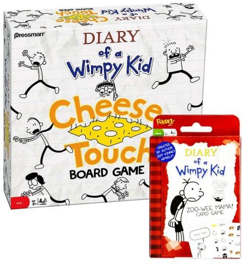 Paul Lamond Diary of a Wimpy Kid Cheese Touch & Zoo Wee Mama Games