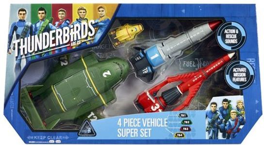 Thunderbirds Vehicle Super Set