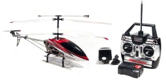 Radio Controlled 9097 Carbon Body 3.5 Channel Helicopter with Gyro