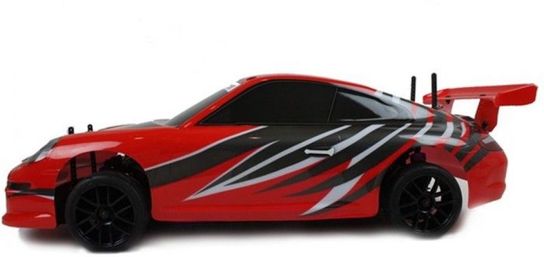 Radio Controlled Nitro Powered 1:10 Scale Porsche - Red