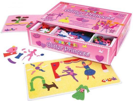 Fuzzy Felt Glitter Princess Set