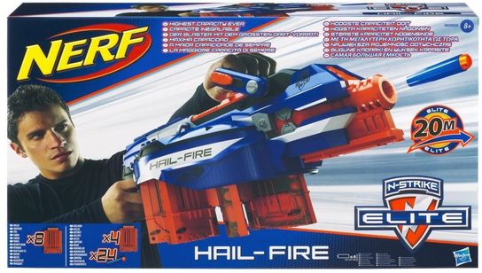Nerf N-Strike Elite Hail-Fire Blaster Toy