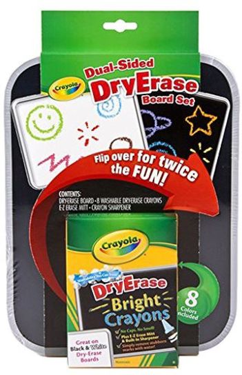 Dual Sided Dry Erase Board Set by Crayola