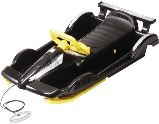 Snow Racer Black Sledge Toboggan