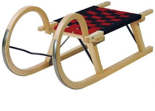 Snow Rodel 100 Traditional Wooden Sledge Toboggan 