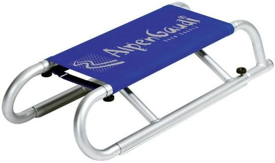 Aluminium Folding Blue Sledge Toboggan