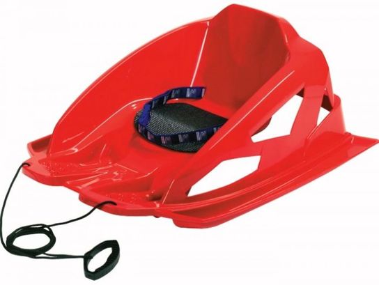 Snow Baby Red Sledge Toboggan