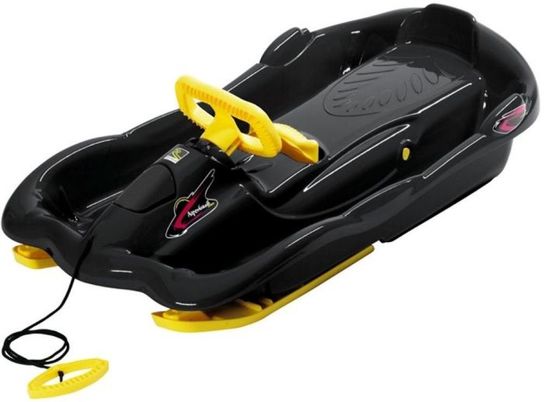 Snow Space Black Sledge Toboggan