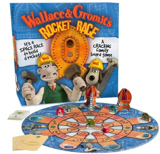 Wallace and Gromit Rocket Race Board Game