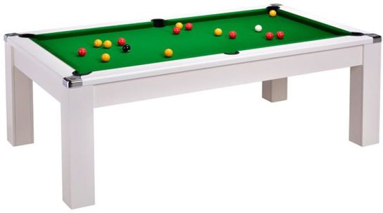 Avant Garde White Diner Freeplay 6ft Slate Bed Pool Table