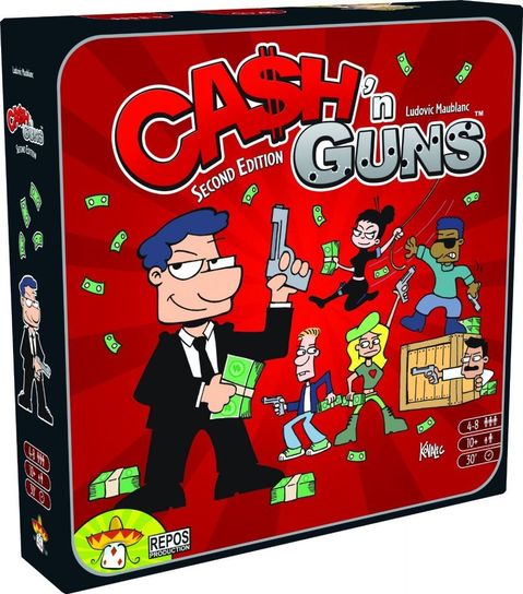 Cash 'N Guns Second Edition Board Game