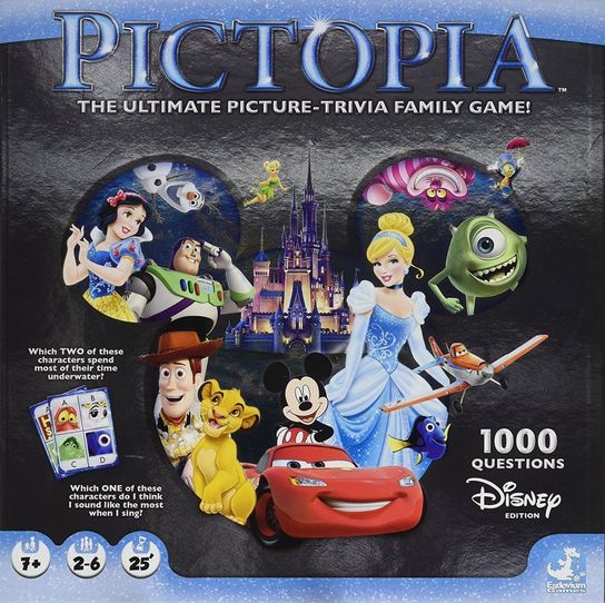 Disney Pictopia Trivia Card Game