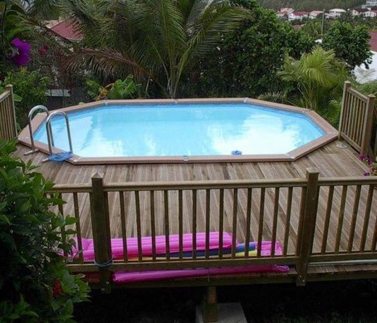 Azteck Maxiwood Oval Wooden Pool - 4m x 5.6m by Zodiac