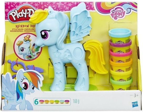 Hasbro Play-Doh Rainbow Dash Style Salon